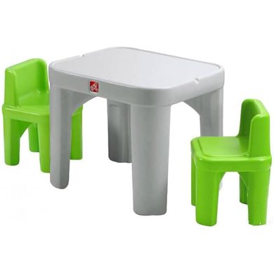 Набір дитячих меблів стіл і 2 стільчика Mighty My Size Kids Table and Chair Step2 854499