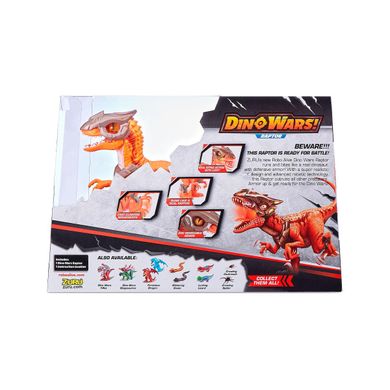 Уцінка Інтерактивна іграшка Бойовий Велоцираптор Dino Wars Raptor ZURU Robo Alive 7133