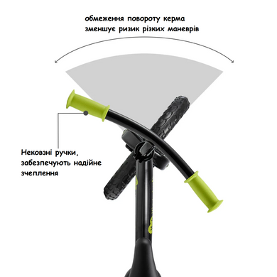 Двоколісний біговел 2Way Next Off Road Black Kinderkraft KR2WAY25BLK0000