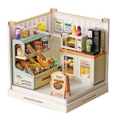 Конструктор-румбокс Круглосуточный магазин Super Gigimini Dreamy Mini House 8033