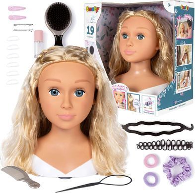Голова манекен для створення зачісок Білявка My Beauty Blonde Styling Head Smoby 320317