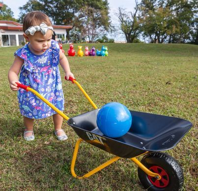 Металлическая детская тачка rolly Metallschubkarre CAT Rolly Toys 271818 черная