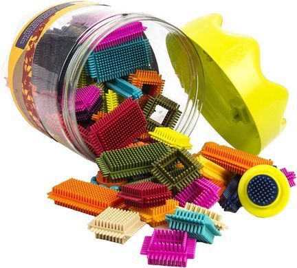 Игольчатый конструктор Бристл - Мегаполис Bristle Block Stackadoos Battat BX1175Z