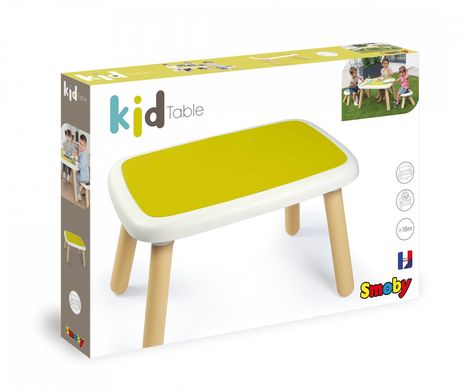 Пластиковий дитячий стіл (до 70 кг) Kid Table Smoby 880405 салатовий