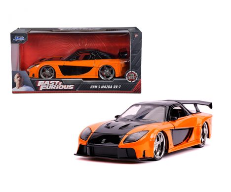 Колекційна металева машинка 1:24 Han's Mazda RX-7 Fast & Furious Tokyo Drift Jada Toys 253203058