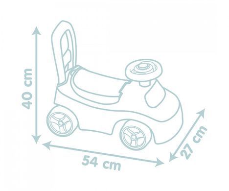 Машинка каталка 2 в 1 Ride-On Little Smoby 140503 від 10 місяців