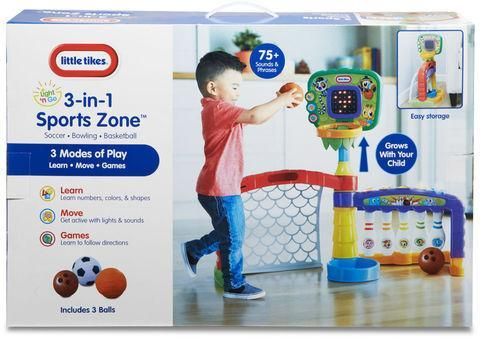 Інтерактивний спортивний центр для малюків 3в1 Sports Zone Little Tikes 643224