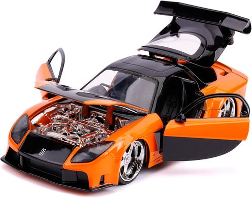 Колекційна металева машинка 1:24 Han's Mazda RX-7 Fast & Furious Tokyo Drift Jada Toys 253203058