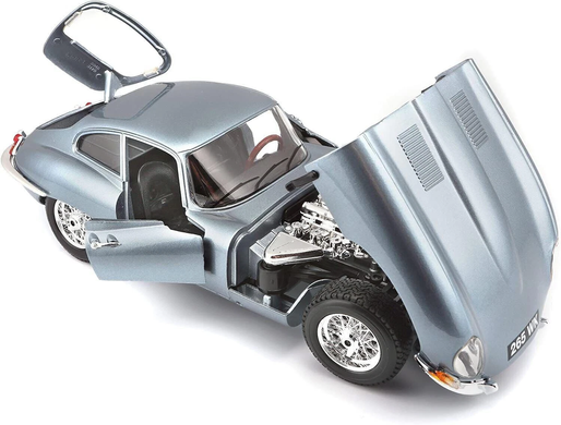 Металева автомодель Jaguar E-Type Coupe (1961) Bburago 18-12044 у масштабі 1/18