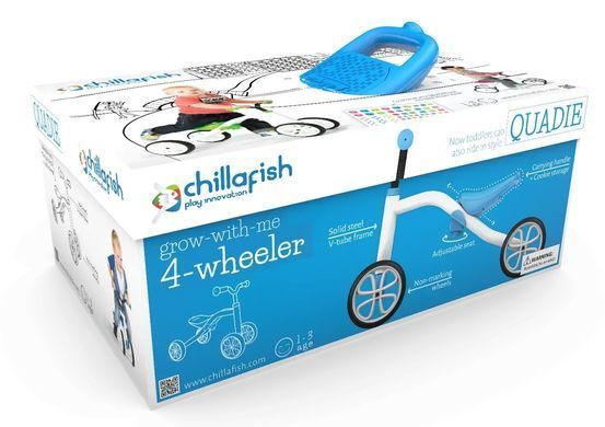 Уцінка Чотириколісний дитячий біговел Chillafish Quadie CPQD01BLU синій