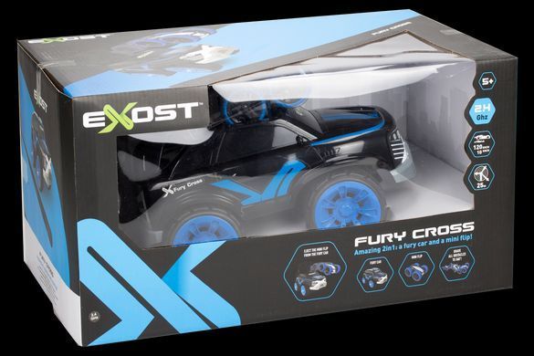Машинка на радиоуправлении Exost Fury Cross 2 в 1 с Mini Flip (2,4 GHz) Silverlit 20210