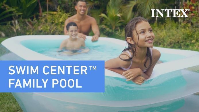 Надувний басейн Swim Center Family Pool Intex 56483, 262 x 175 x 56 см.