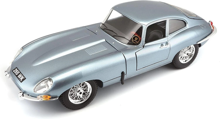 Металева автомодель Jaguar E-Type Coupe (1961) Bburago 18-12044 у масштабі 1/18