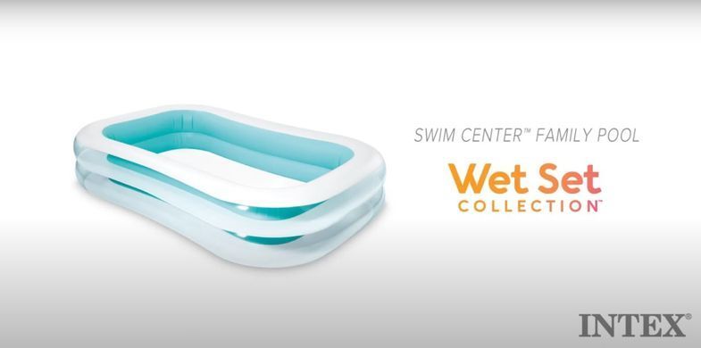 Надувний басейн Swim Center Family Pool Intex 56483, 262 x 175 x 56 см.