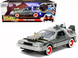 Металева машина 1989 DeLorean DMC-12 Машина часу 1:24 Назад у майбутнє 3 Jada Toys 253255027 зі світлом