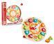 Дерев'яний пазл-сортер Годинник Chunky Clock Puzzle Hape E1622