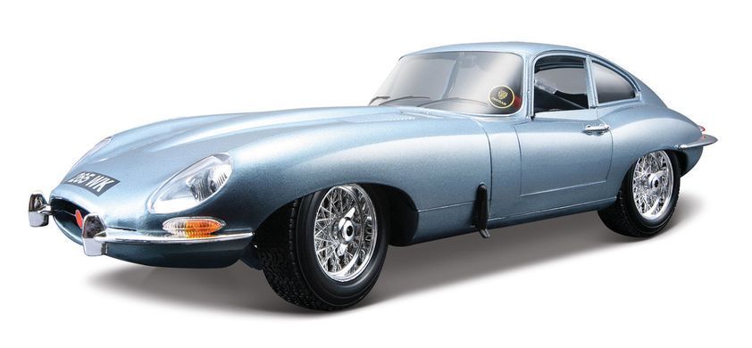 Металева автомодель Jaguar E-Type Coupe (1961) Bburago 18-12044 у масштабі 1/18