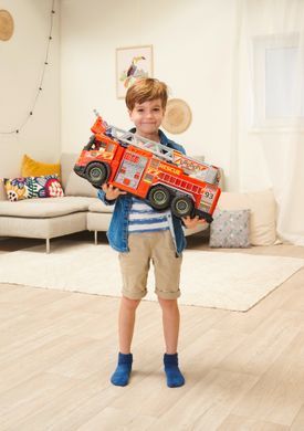 Гігантська пожежна машина (57 см) Volvo FMX Giant Fire Truck Dickie Toys 3719031 звук, світло, водомет