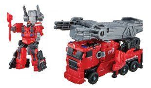 Робот-трансформер 18 см Пожарная машина-спасатель S5 Rescue mini Tobot L Fire Truck Young Toys 301160