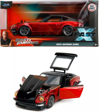 Металлическая машина 1/24 Fast and Furious Х 1972 Nissan Datsun 240Z Jada Toys 253203090