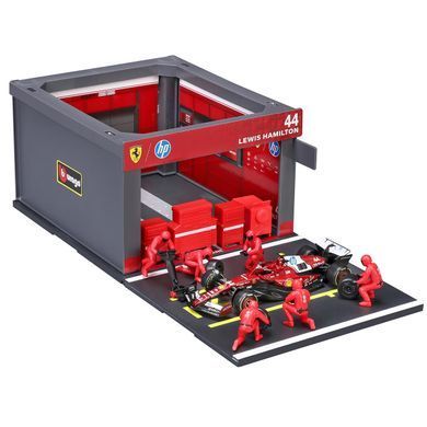 Ігровий набір із серії Formula Pit Pass з болідом Ferrari SF-25 Bburago 18-36865 (1:43)