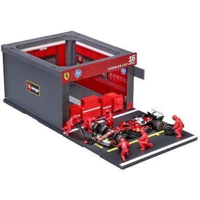 Ігровий набір із серії Formula Pit Pass з болідом Ferrari SF-25 Bburago 18-36865 (1:43)