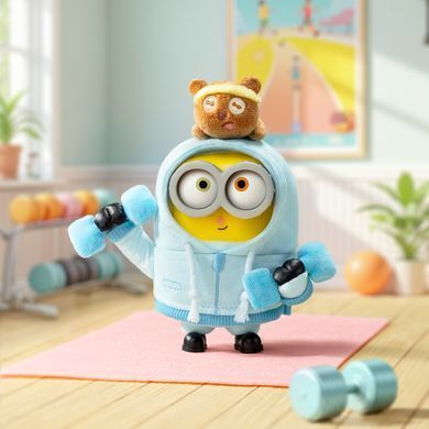 Колекційна м'яка іграшка з кільцем РOP TOP 52Toys серії Bob & Tim Посіпаки 25ZB301XHRTJ001