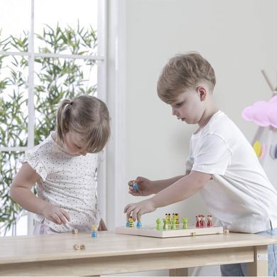 Дерев'яна настільна гра Лудо Viga Toys Ludo 50064