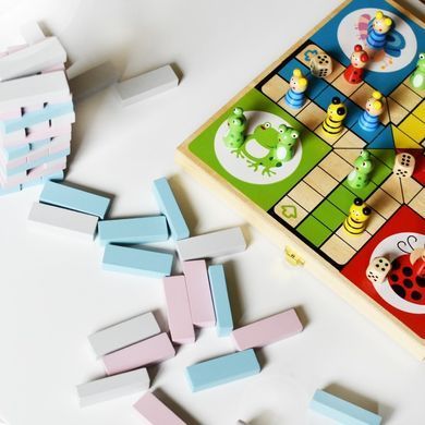 Дерев'яна настільна гра Лудо Viga Toys Ludo 50064