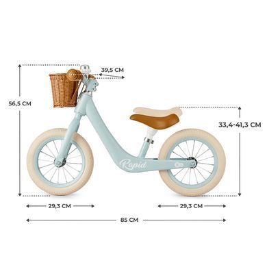 Двухколесный беговел Rapid 2 Blue Breeze Kinderkraft KRRAPI02BLU0000