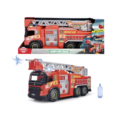 Гігантська пожежна машина (57 см) Volvo FMX Giant Fire Truck Dickie Toys 3719031 звук, світло, водомет