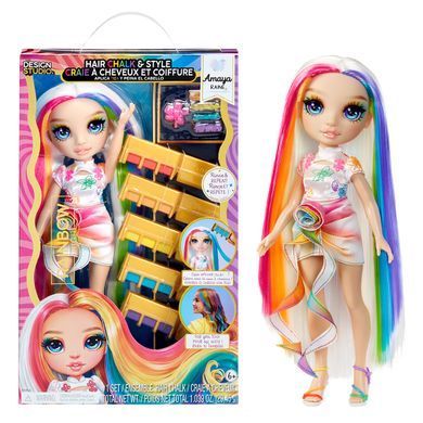 Набор с куклой Амая Rainbow High (28 см) серии Мел для волос и стиль Hair Chalk and Style MGA 526780