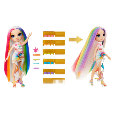 Набор с куклой Амая Rainbow High (28 см) серии Мел для волос и стиль Hair Chalk and Style MGA 526780