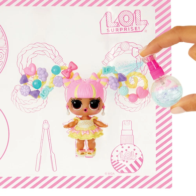 Салон причесок из бусинок для кукол L.O.L. Surprise Hair Beads Salon MGA 120995 с куклой LOL