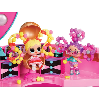 Салон причесок из бусинок для кукол L.O.L. Surprise Hair Beads Salon MGA 120995 с куклой LOL