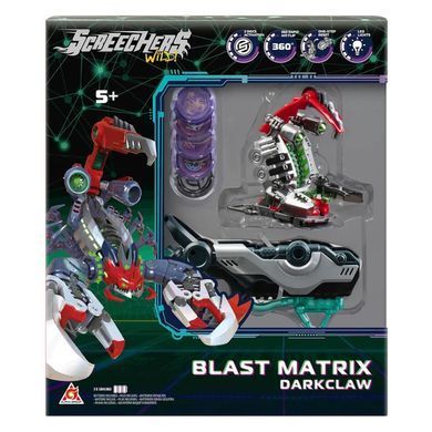 Скрічер-трансформер Дарккло S5 L2 Screechers Wild Blast Matrix Darkclaw EU686123 з LED підсвіткою