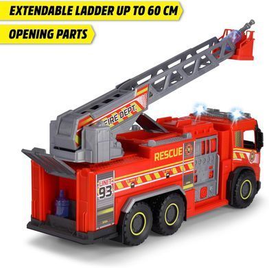 Гігантська пожежна машина (57 см) Volvo FMX Giant Fire Truck Dickie Toys 3719031 звук, світло, водомет