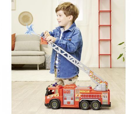 Гігантська пожежна машина (57 см) Volvo FMX Giant Fire Truck Dickie Toys 3719031 звук, світло, водомет