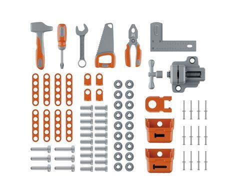 Игрушечная мастерская инструментов (78 аксесс.) Bricolo Center Black + Decker Smoby 7600360739