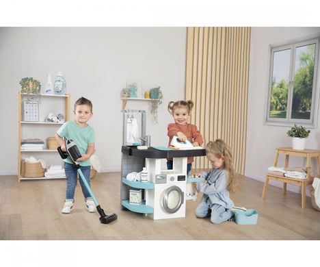 Ігровий набір 4 в 1 пральня з пилососом Rowenta Wash Clean Smoby 330320