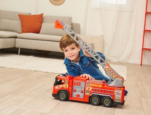 Гігантська пожежна машина (57 см) Volvo FMX Giant Fire Truck Dickie Toys 3719031 звук, світло, водомет