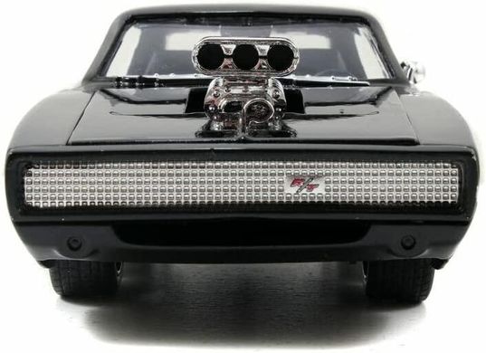 Металева машинка Dom's 1970 Dodge Charger R/T 1:24 з фігуркою Домініка Торетто Jada Toys 253205000