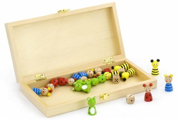 Дерев'яна настільна гра Лудо Viga Toys Ludo 50064
