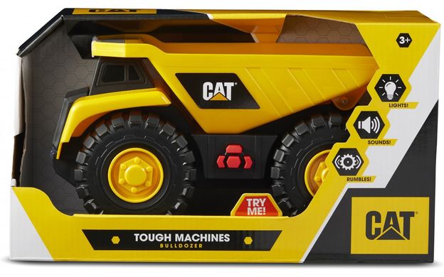 Уценка. Самосвал CAT Tough Machines Прочные помощники Funrise 82285 свет и звук (25 см)