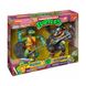 Набор игровых фигурок Леонардо против Рокстеди TMNT Playmates 81276