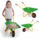 Детская металлическая тачка Rolly Toys metal Wheelbarrow green 271900 зеленая