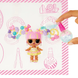 Салон причесок из бусинок для кукол L.O.L. Surprise Hair Beads Salon MGA 120995 с куклой LOL