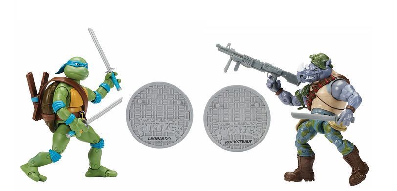 Набор игровых фигурок Леонардо против Рокстеди TMNT Playmates 81276
