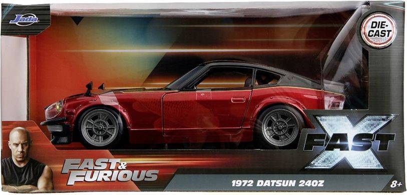 Металлическая машина 1/24 Fast and Furious Х 1972 Nissan Datsun 240Z Jada Toys 253203090
