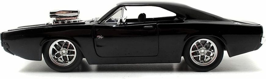 Металева машинка Dom's 1970 Dodge Charger R/T 1:24 з фігуркою Домініка Торетто Jada Toys 253205000